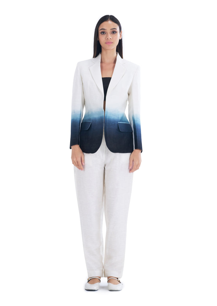 OMBRE PANT SUIT BLUE