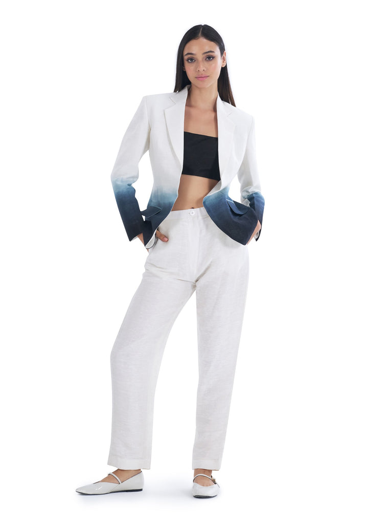 OMBRE PANT SUIT BLUE