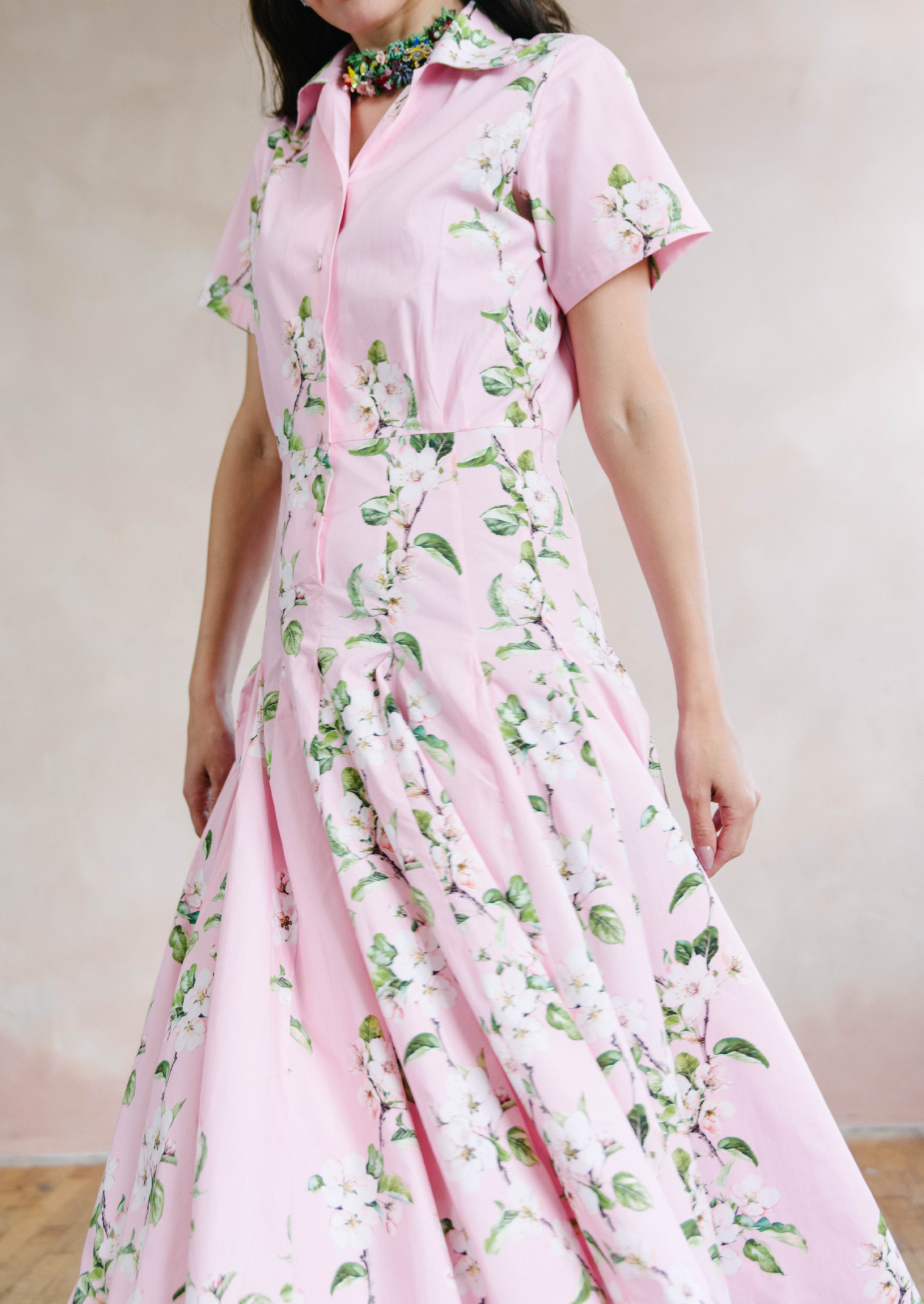Cherry Shirtdress