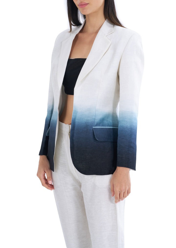 OMBRE PANT SUIT BLUE