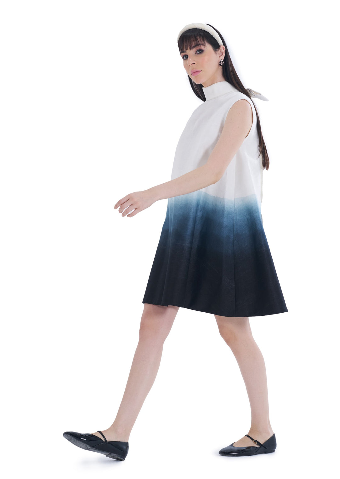 OMBRE MINI DRESS BLUE