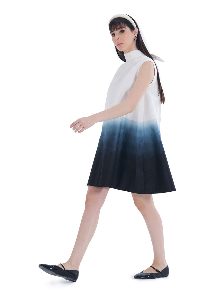 OMBRE MINI DRESS BLUE