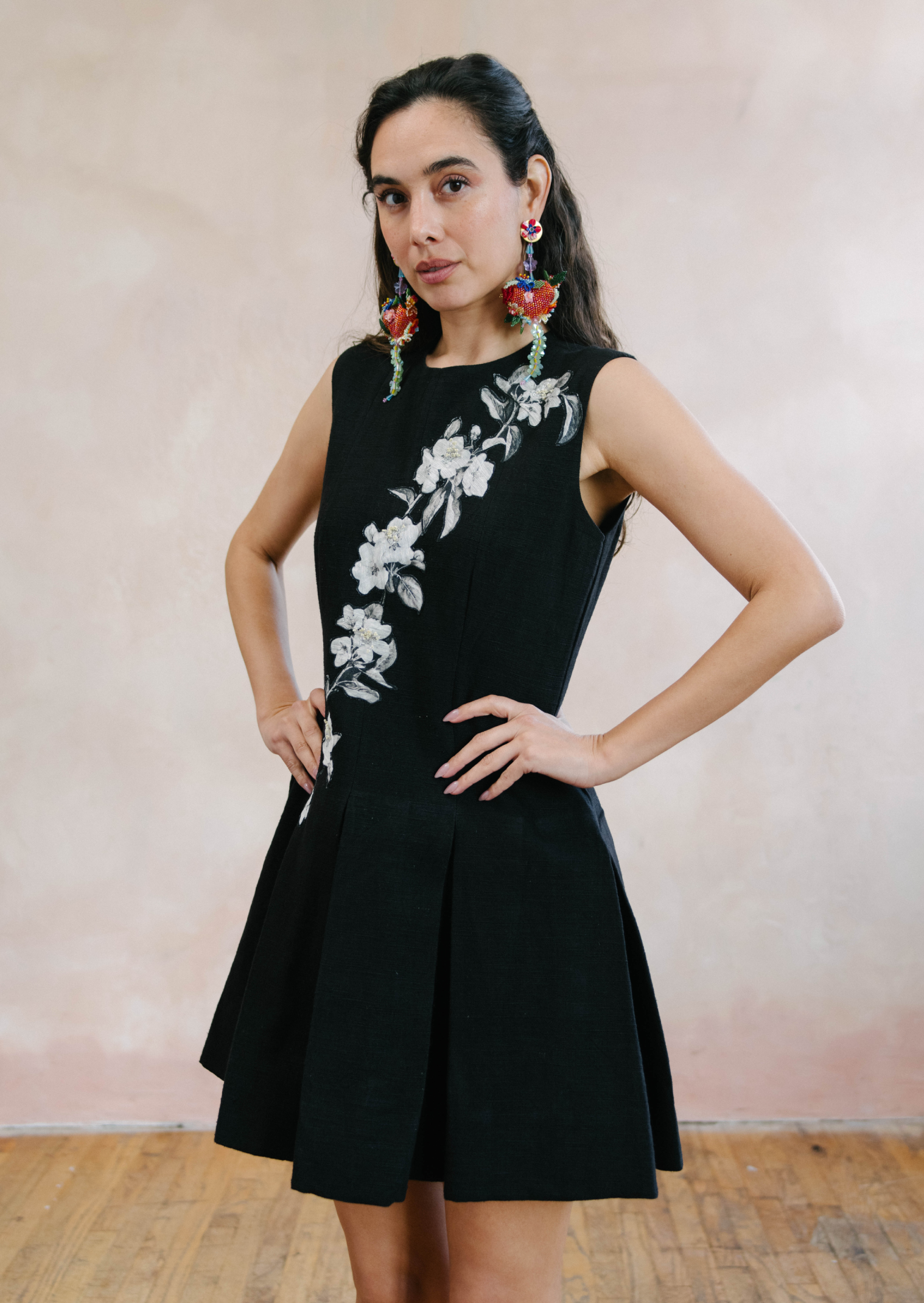 Sakura Mini Pleated Dress