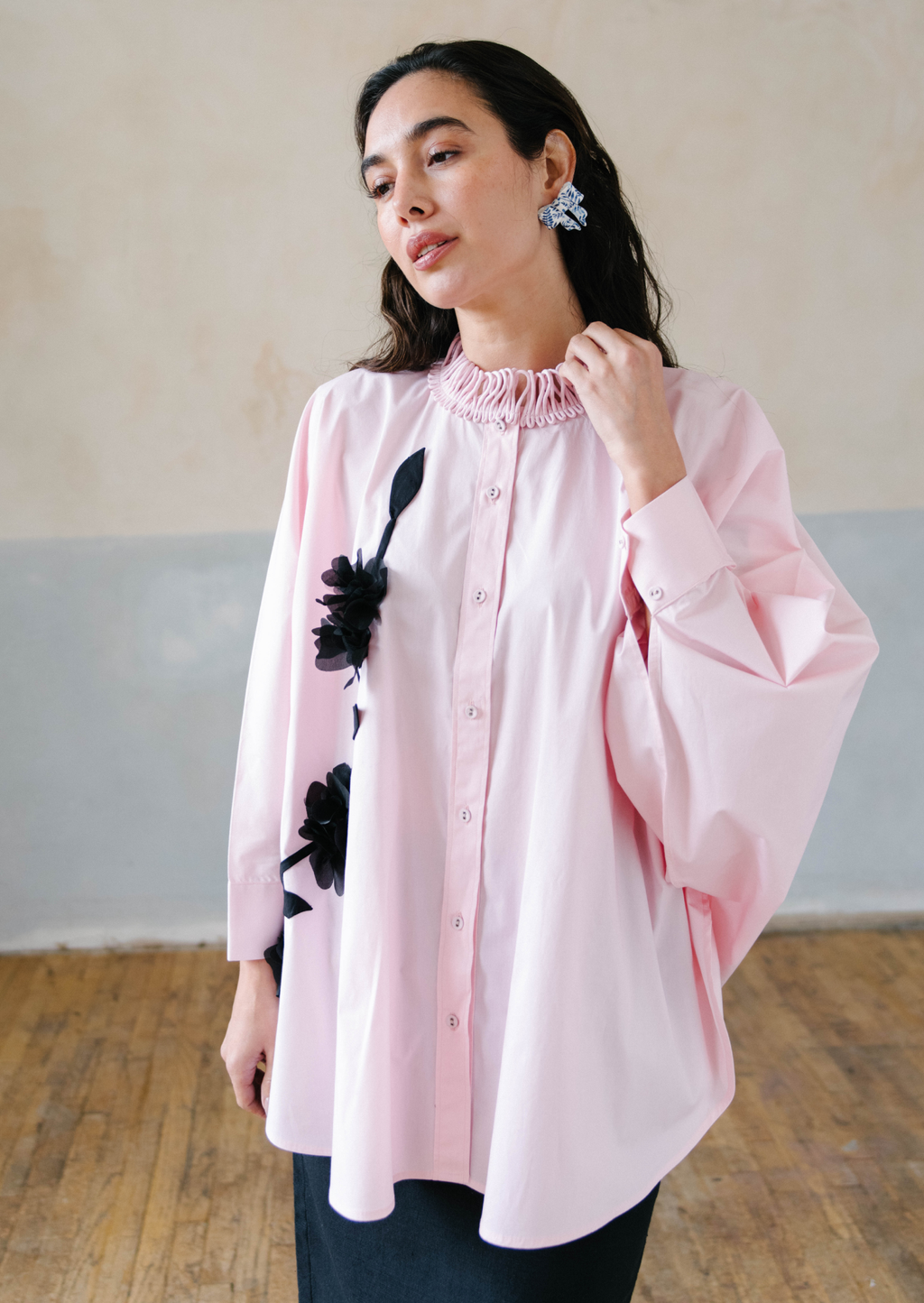 Blossom Cape Shirt