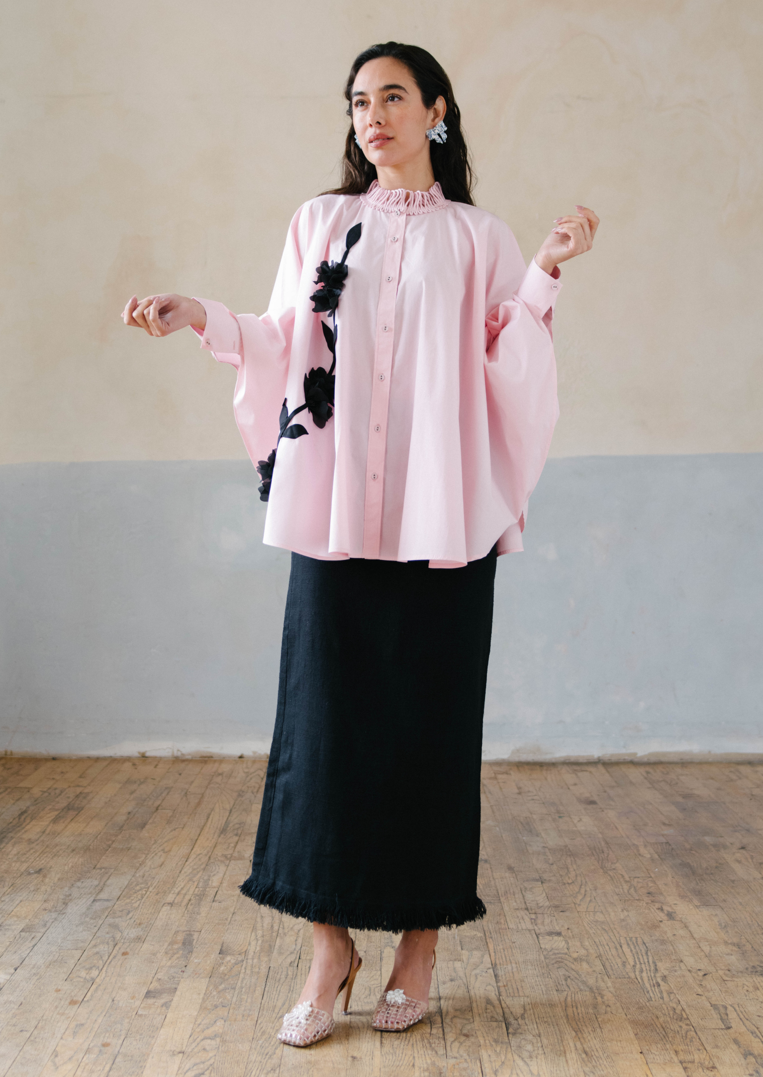 Blossom Cape Shirt