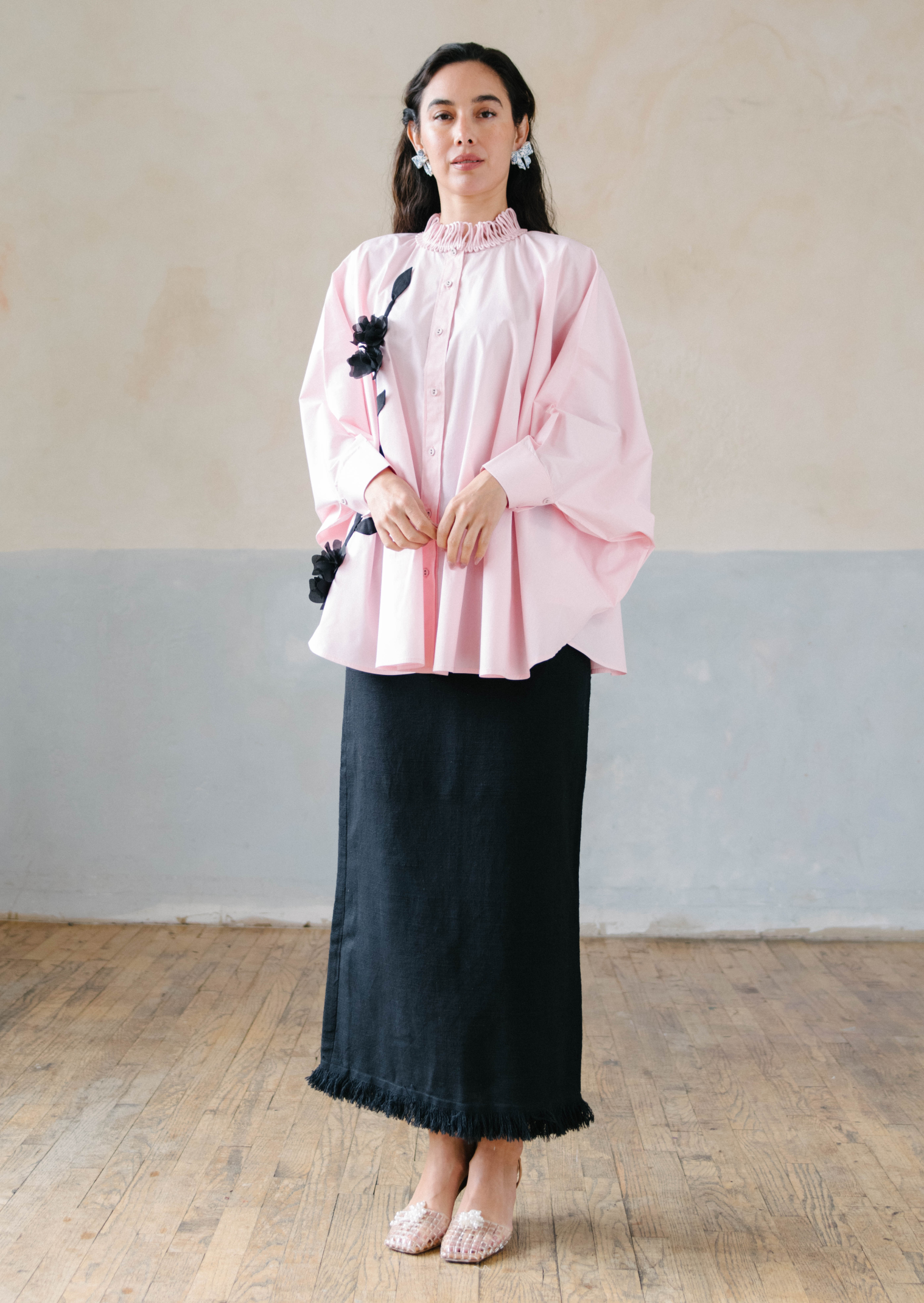 Blossom Cape Shirt