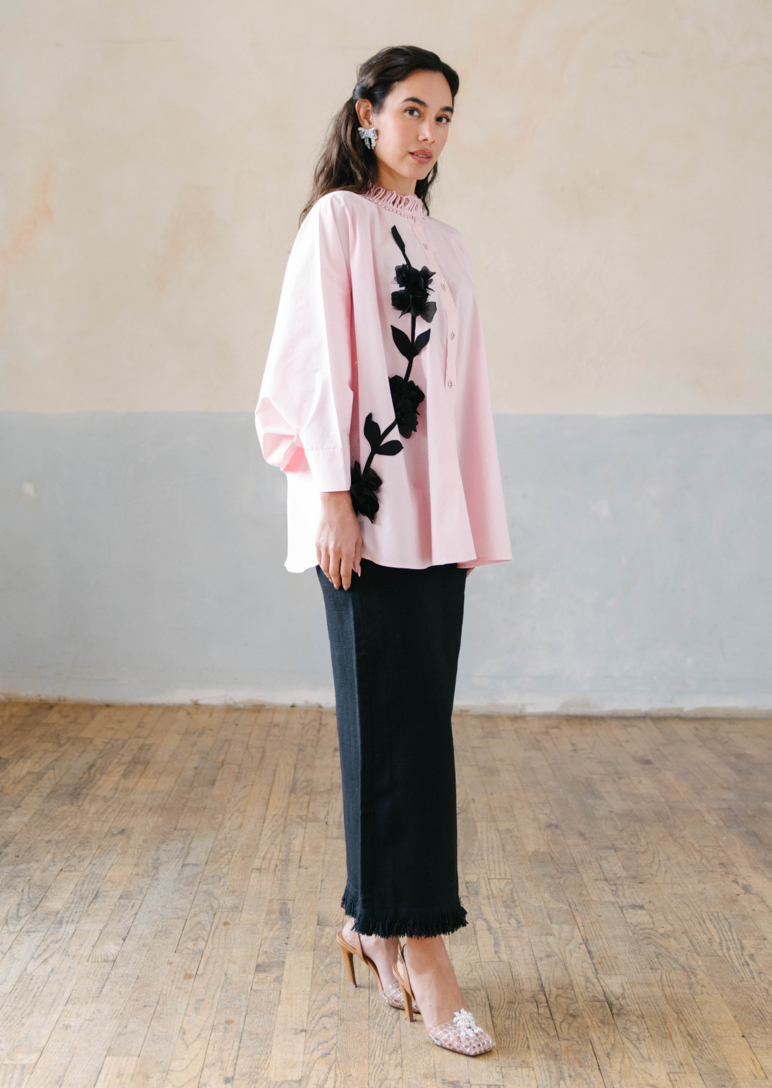 Blossom Cape Shirt