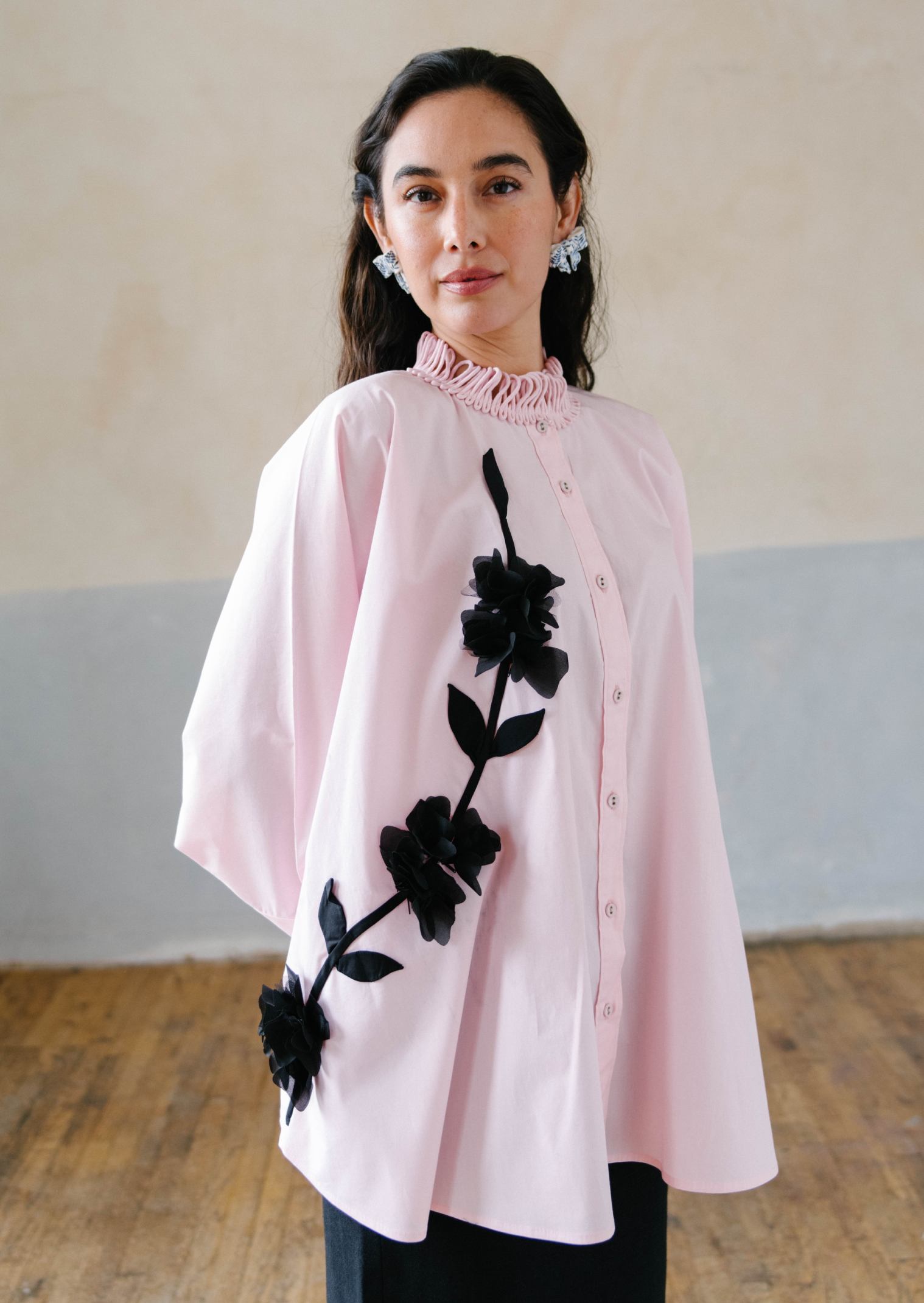 Blossom Cape Shirt