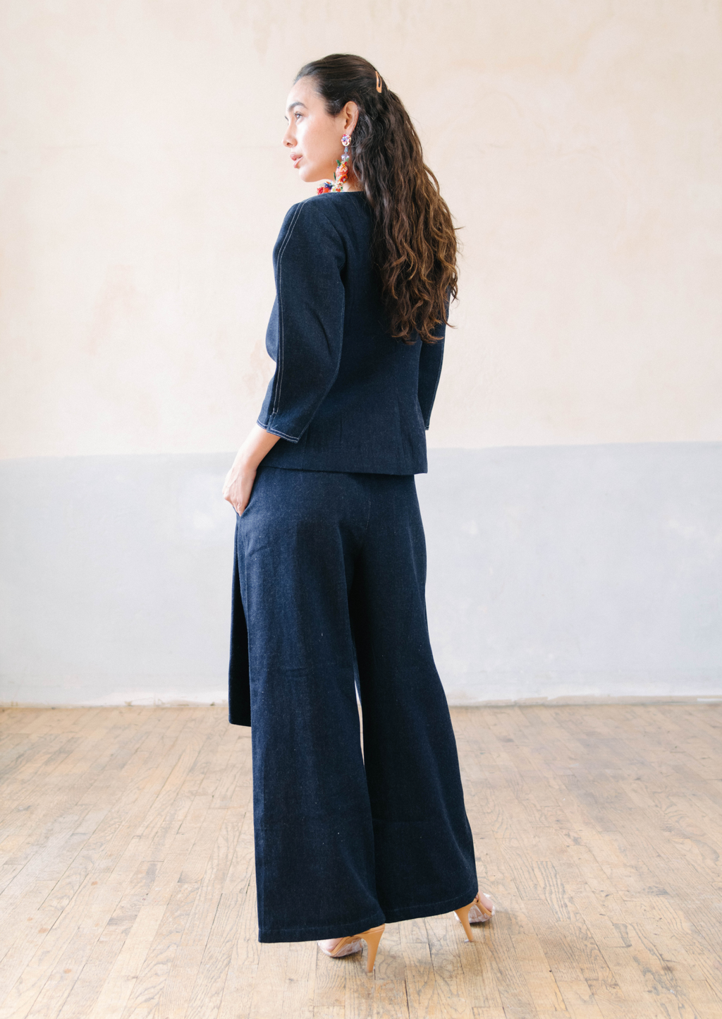 Bow Blue Denim