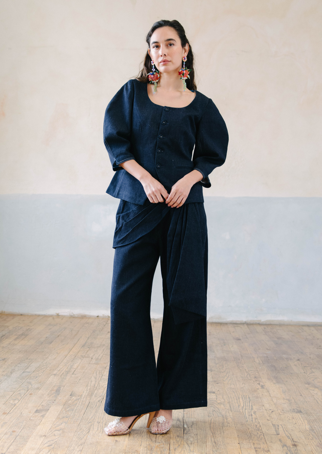 Bow Blue Denim