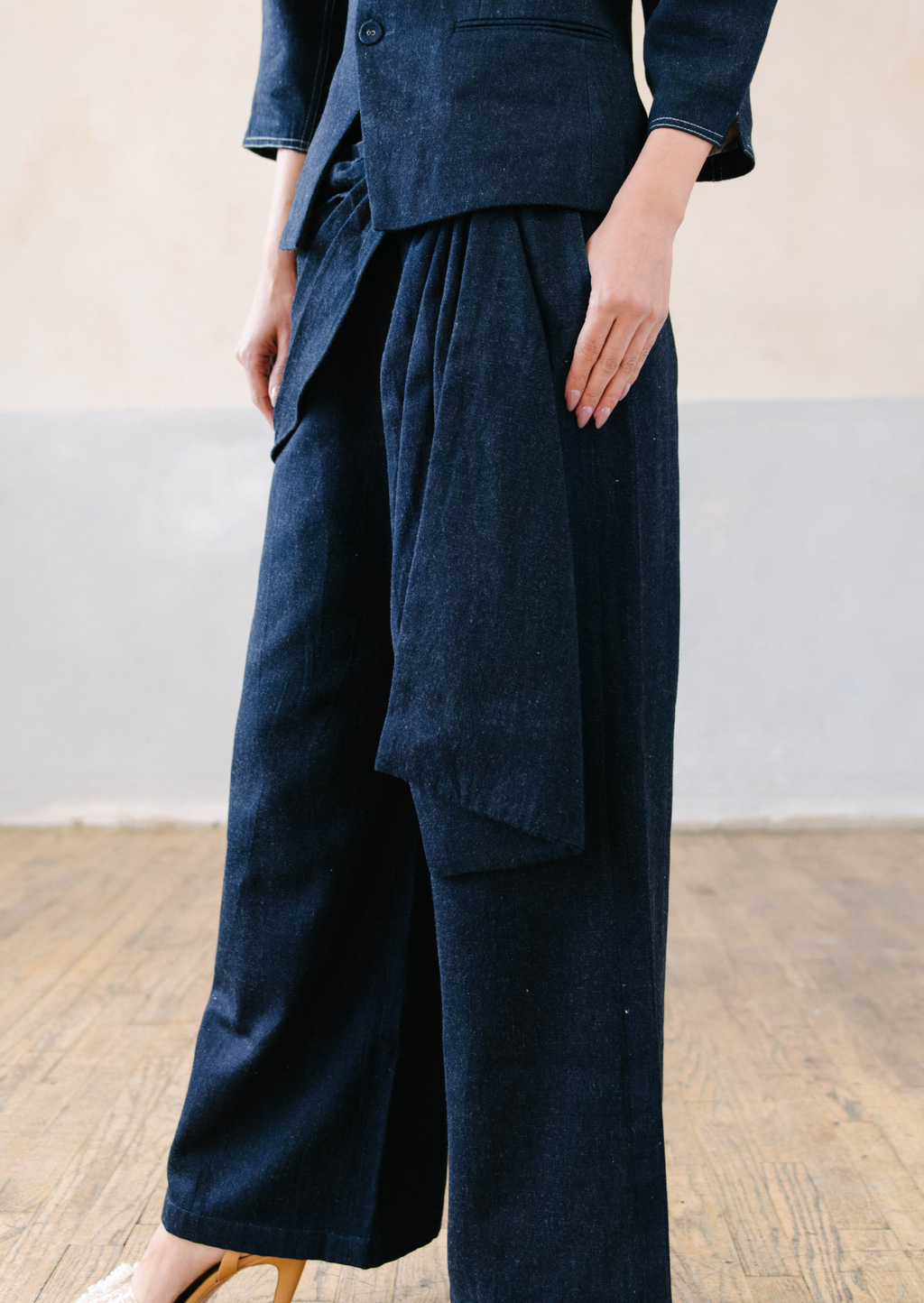 Bow Blue Denim