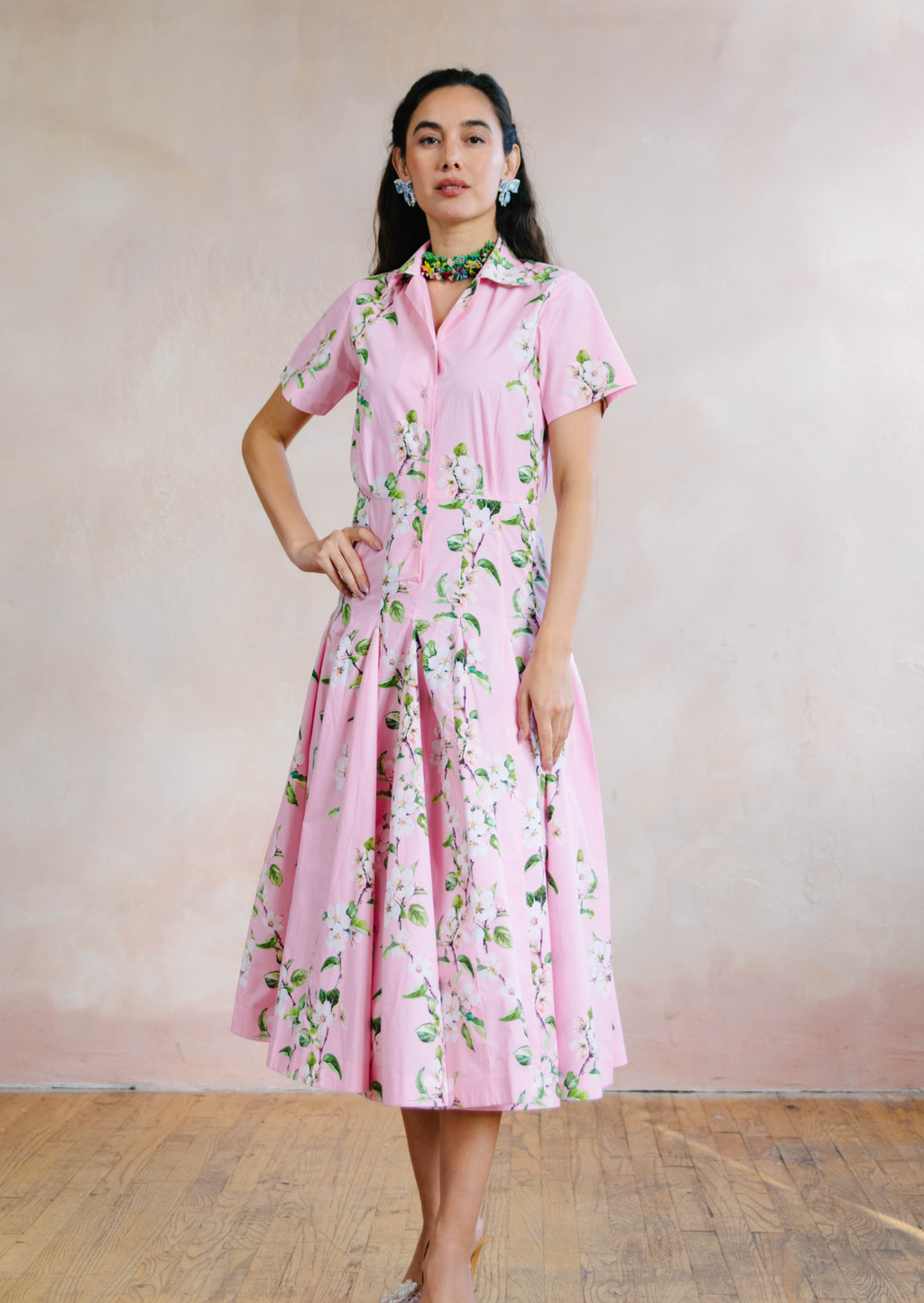 Cherry Shirtdress