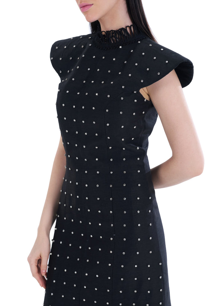 TWILIGHT MIDI DRESS BLACK