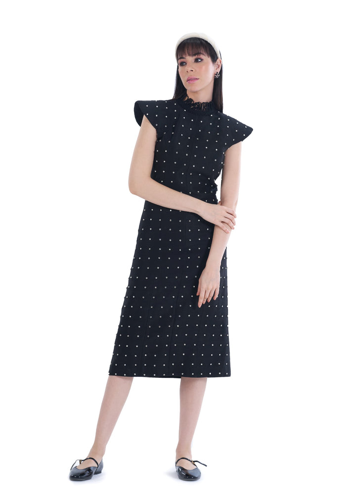 TWILIGHT MIDI DRESS BLACK