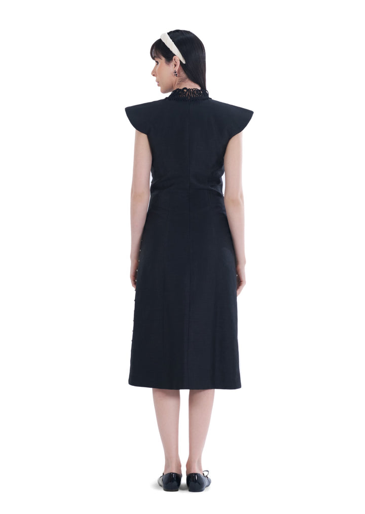 TWILIGHT MIDI DRESS BLACK