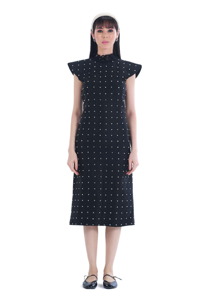 TWILIGHT MIDI DRESS BLACK