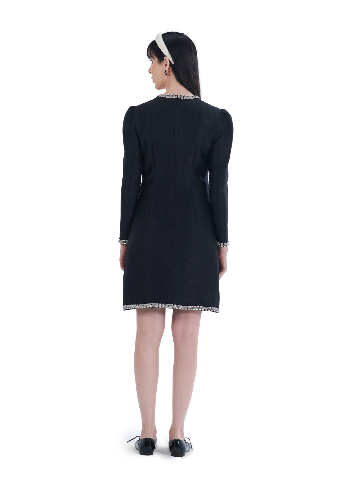 STARLIT MINI DRESS BLACK