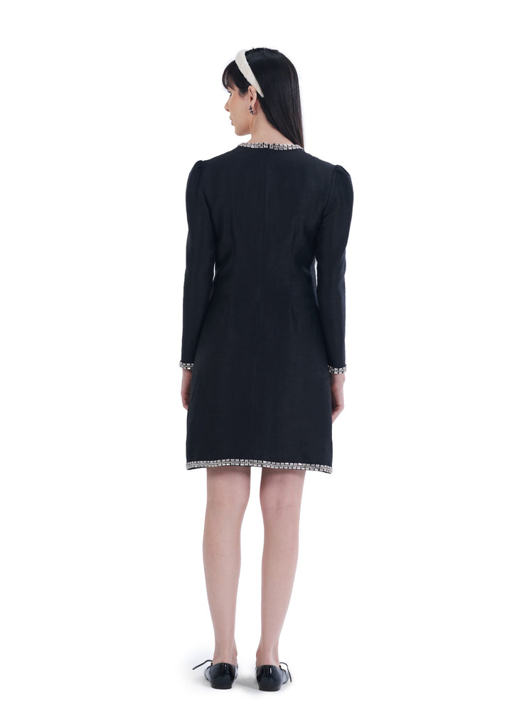 STARLIT MINI DRESS BLACK