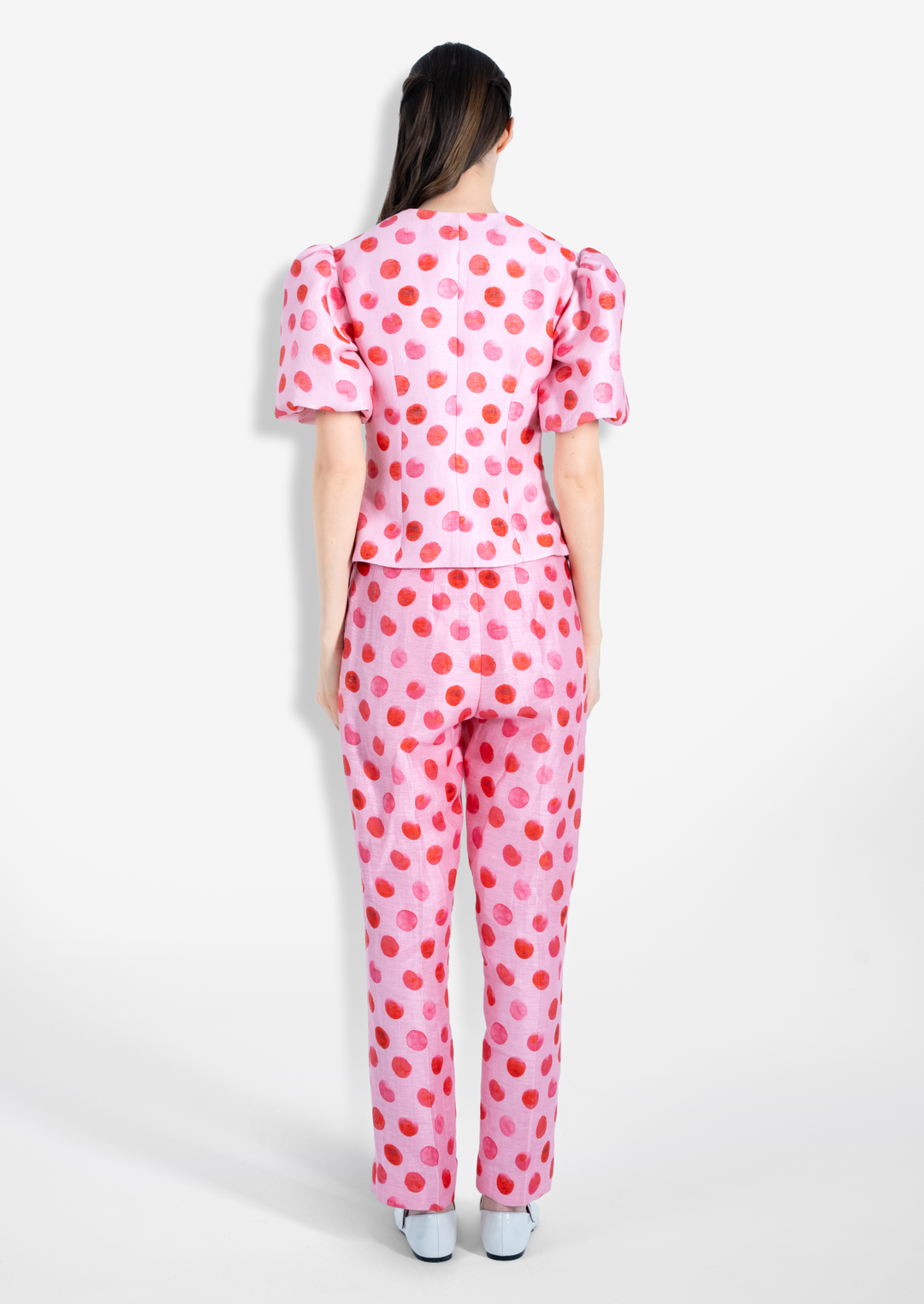 POLKA DOTS VEST PANT SET