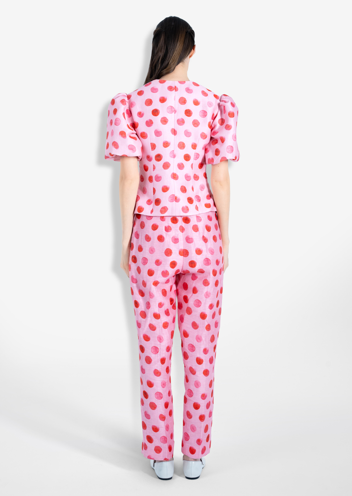 POLKA DOTS VEST PANT SET