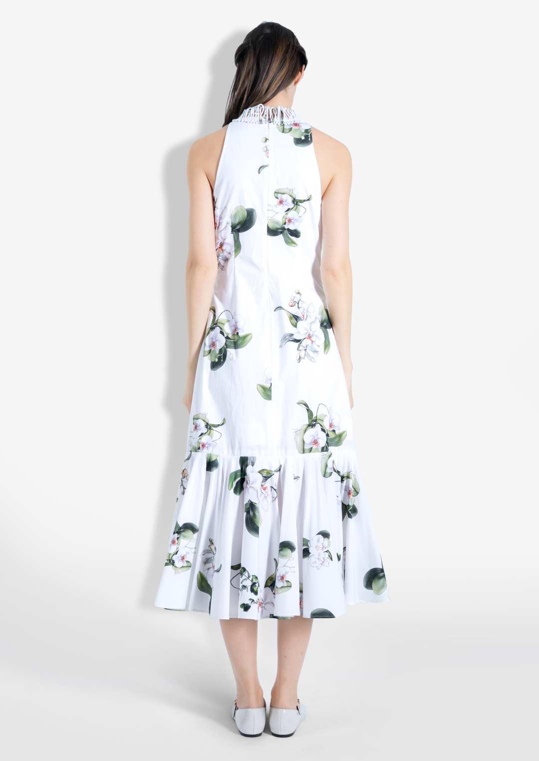 ORCHID MIDI DRESS