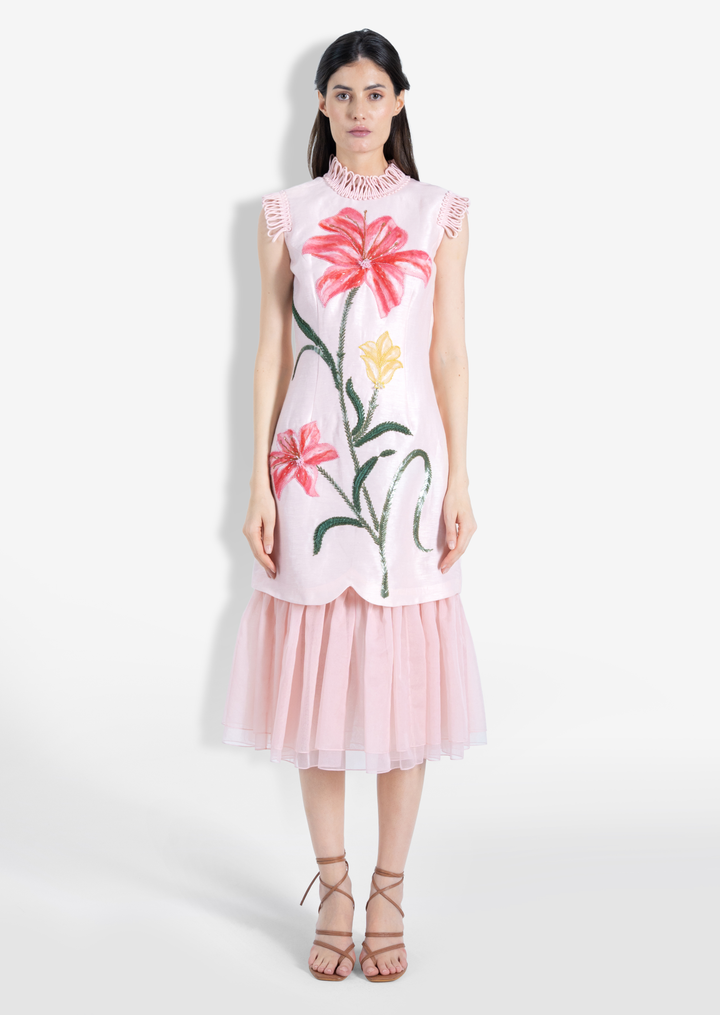 LILY MIDI DRESS PINK