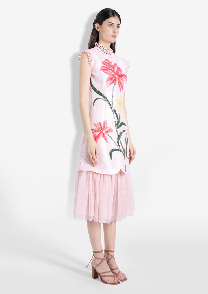 LILY MIDI DRESS PINK