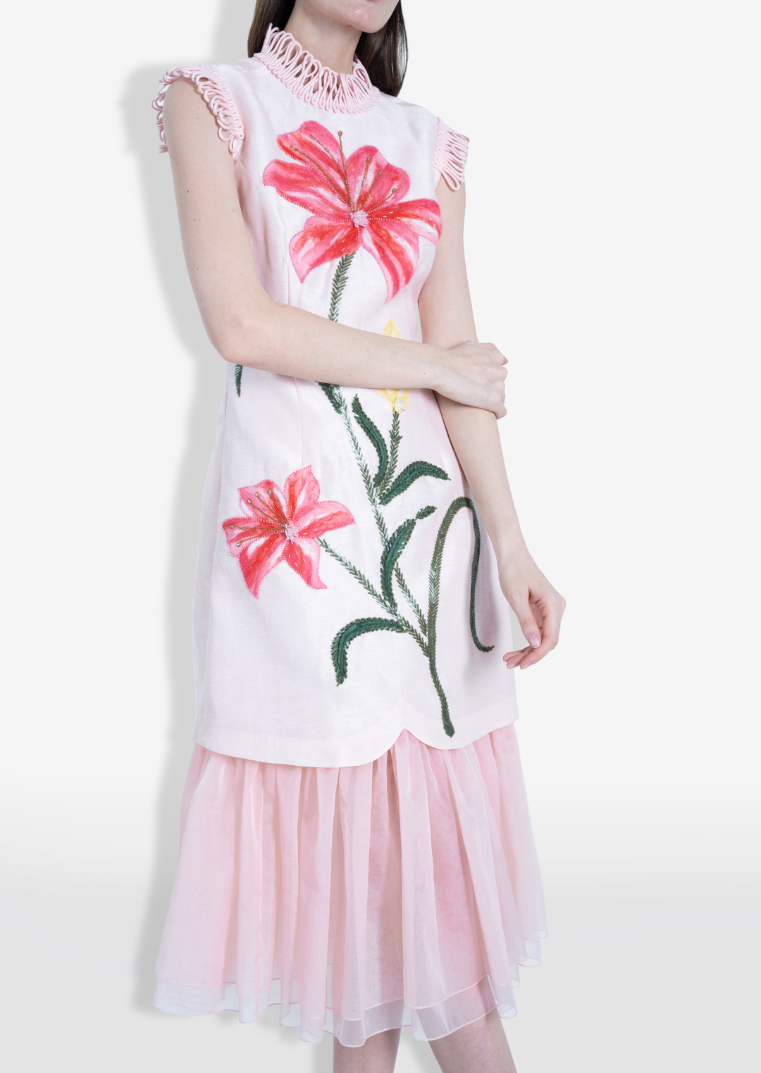 LILY MIDI DRESS PINK