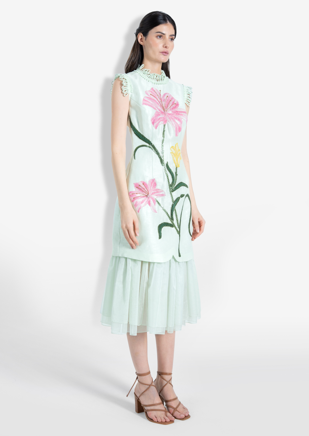 LILY MIDI DRESS GREEN