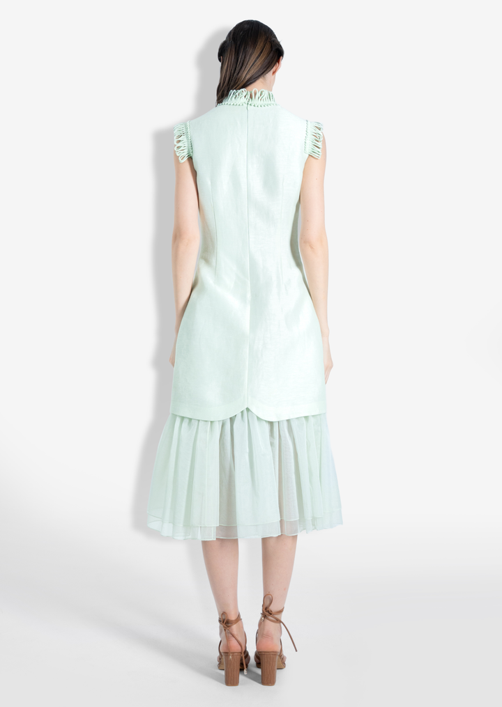 LILY MIDI DRESS GREEN