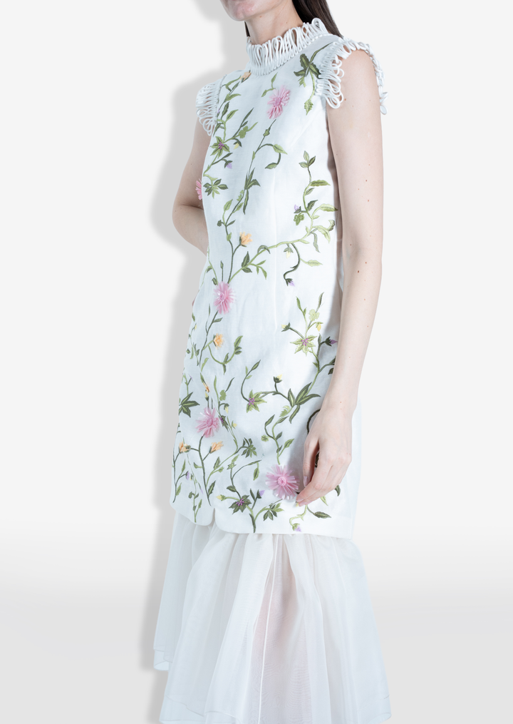 EDEN MIDI DRESS WHITE