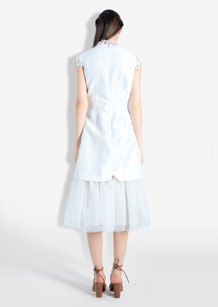 EDEN MIDI DRESS WHITE
