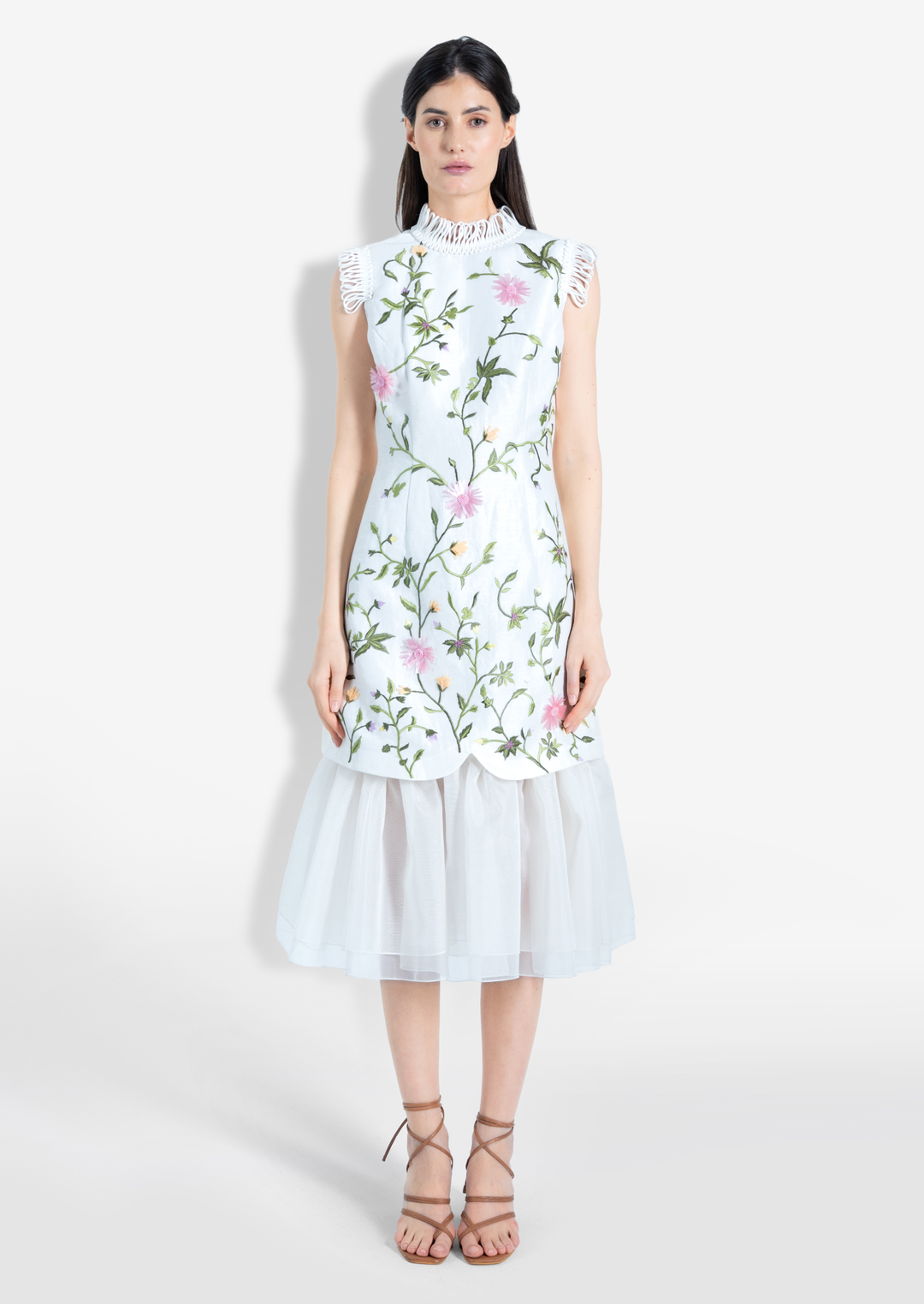 EDEN MIDI DRESS WHITE