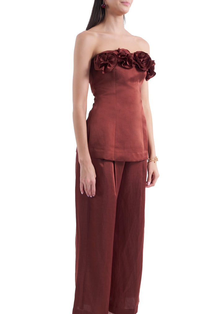 BROWN BUTTERCUP BUSTIER