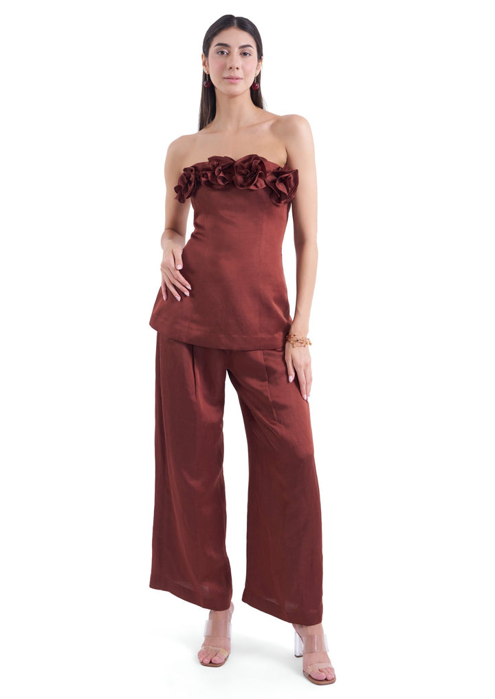 BROWN BUTTERCUP BUSTIER